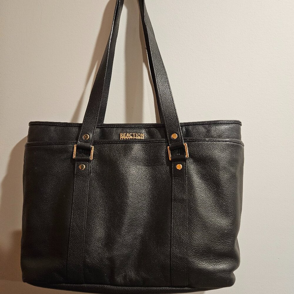 Kenneth Cole Reaction - PU Leather tote with computer sleeve